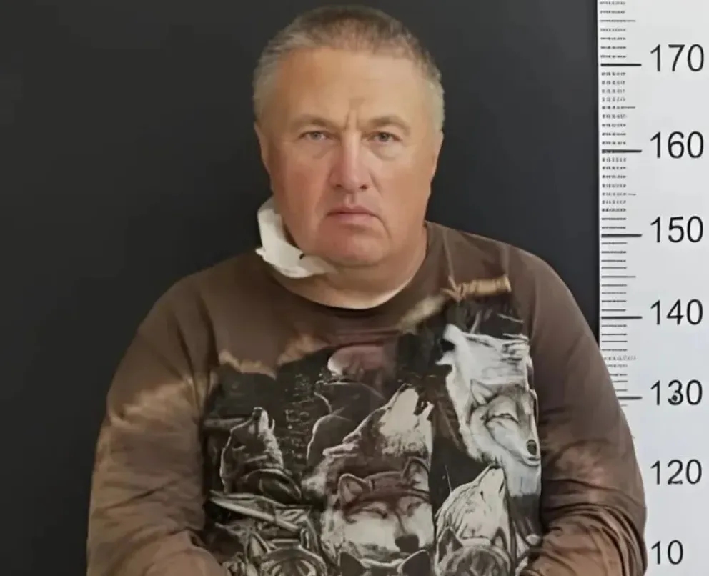 Константин Руднев, лидер секты «Ашрам Шамбалы», после задержания в Аргентине