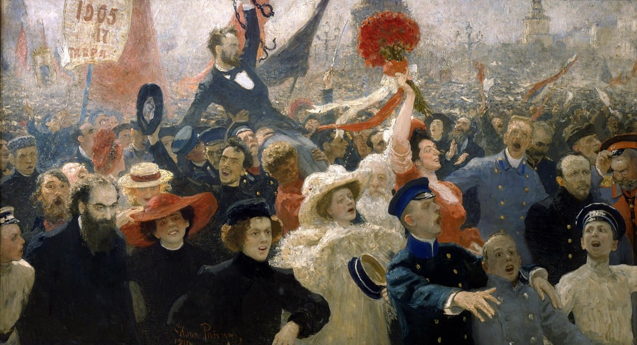 Илья Репин. 17 Октября 1905