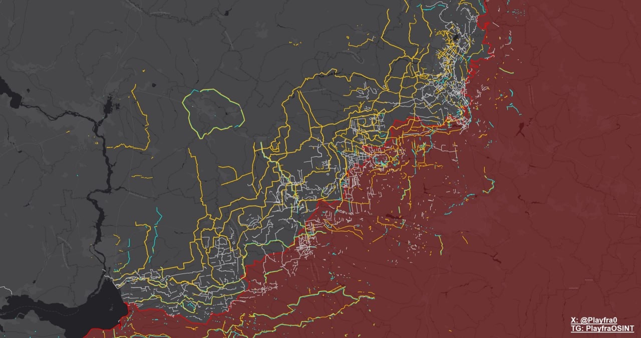 Украинские инженерно-фортификационные сооружения в южной и восточной операционных зонах